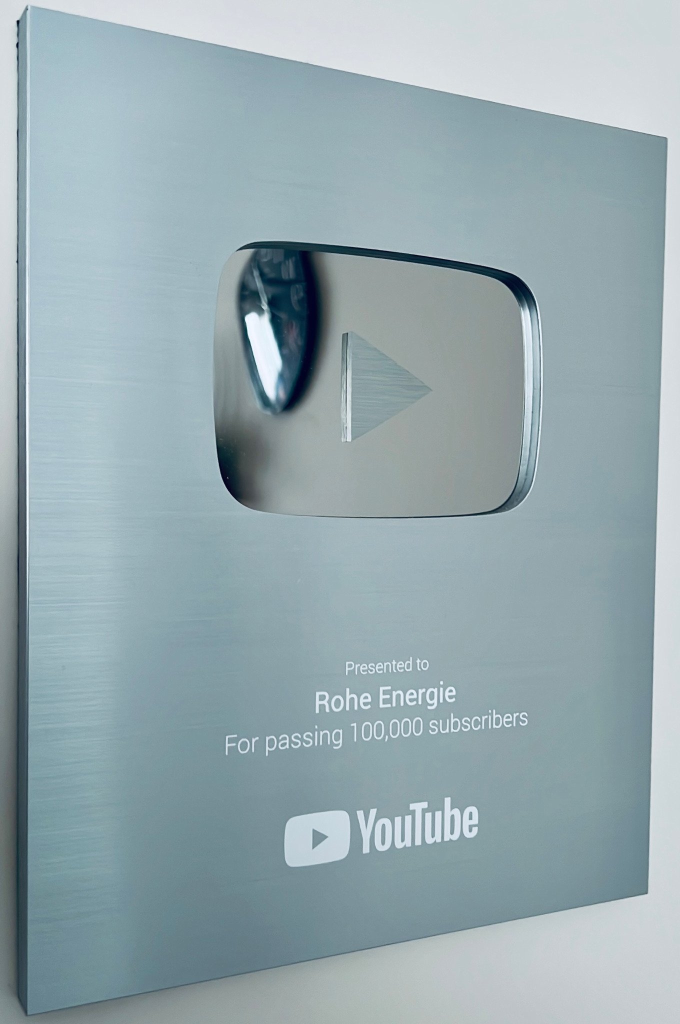 YouTube Award – Rohe Energie